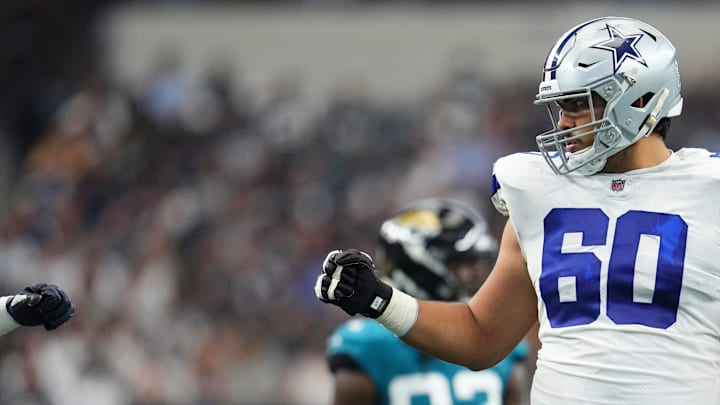 Dallas Cowboys offensive lineman Isaac Alarcon
