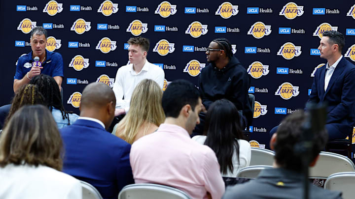 Los Angeles Lakers Introduce Bronny James & Dalton Knecht