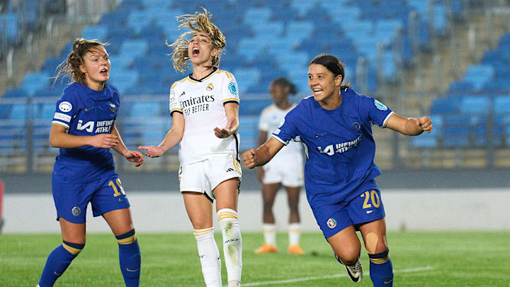 Beim Spiel von Madrid gegen Chelsea war einiges los - Sam Kerr erzielte das zwischenzeitliche 2:1