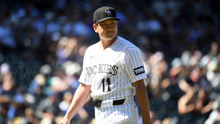 Colorado Rockies pitcher Tomoyuki Sugano Mandatory Credit: Christopher Hanewinckel-Imagn Images Colorado Rockies pitcher Tomoyuki Sugano Mandatory Credit: Christopher Hanewinckel-Imagn Images