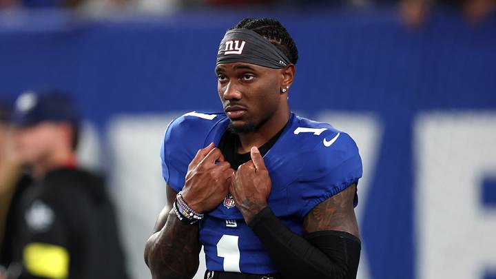 New York Giants wide receiver Malik Nabers New York Giants wide receiver Malik Nabers