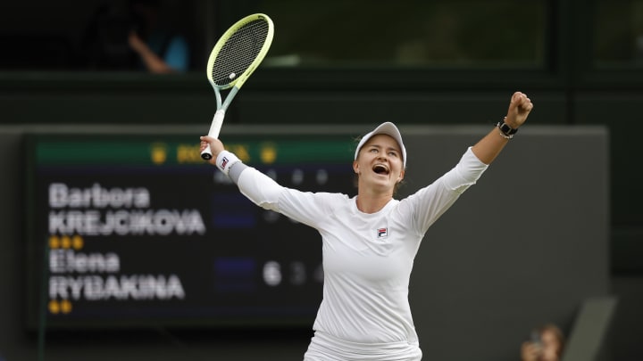 Barbora Krejcikova won Wimbledon.