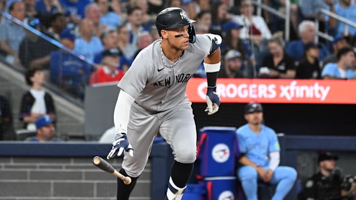 Aaron Judge and the New York Yankees are chasing the Toronto Blue Jays for first place in the American League East.