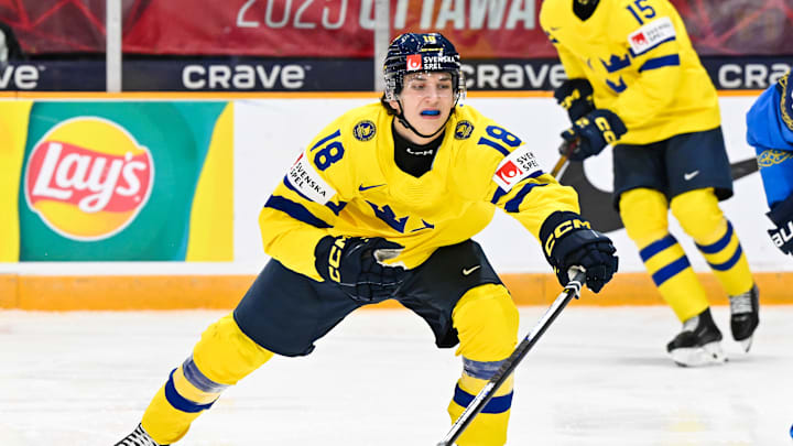 Sweden v Kazakhstan: Group B - 2025 IIHF World Junior Championship