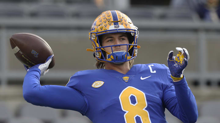 Pittsburgh Panthers quarterback Kenny Pickett.