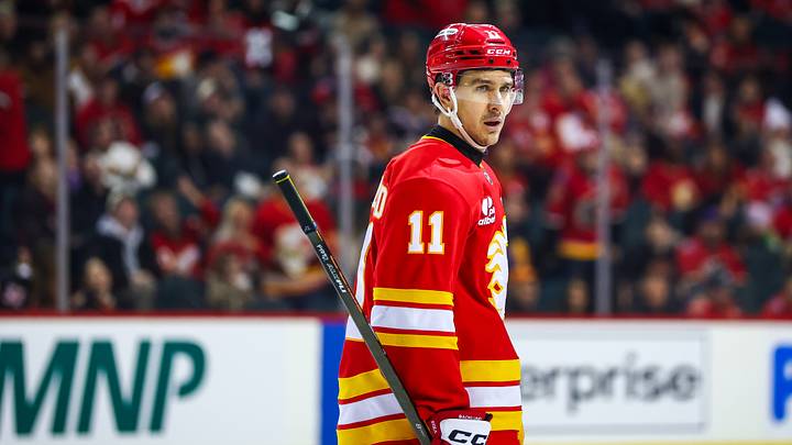 Mikael Backlund, captain of the Calgary Flames