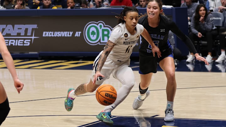 West Virginia University guard JJ Quinerly West Virginia University guard JJ Quinerly