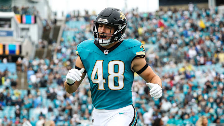 Chad Muma with the Jacksonville Jaguars