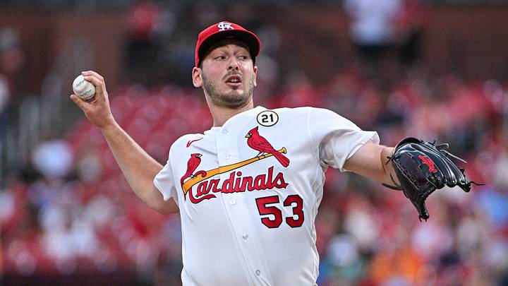 Sep 15, 2026; St. Louis, Missouri, USA; St. Louis Cardinals starting pitcher Andre Pallante (53) throws against the San Francisco Giants during the first inning at Busch Stadium. Mandatory Credit: Jeff Curry-Imagn Images Sep 15, 2026; St. Louis, Missouri, USA; St. Louis Cardinals starting pitcher Andre Pallante (53) throws against the San Francisco Giants during the first inning at Busch Stadium. Mandatory Credit: Jeff Curry-Imagn Images