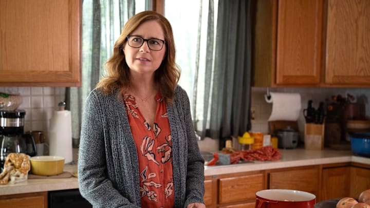 Jenna Fischer plays Ms. Heron in Mean Girls from Paramount Pictures. Photo: Jojo Whilden/Paramount © 2023 Paramount Pictures.