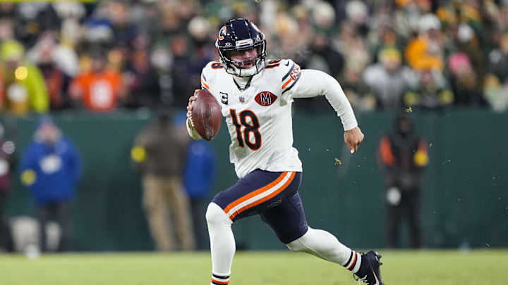 Chicago Bears quarterback Caleb Williams. Chicago Bears quarterback Caleb Williams.