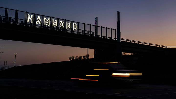 A bridge near the purposed site for the new Bears stadium in Hammond, one being labeled a negotiating tactic in Illinois.