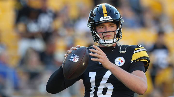 Aug 21, 2026; Pittsburgh, Pennsylvania, USA; Pittsburgh Steelers quarterback Drew Allar (16) warms up before the game against the New York Jets at Acrisure Stadium. Mandatory Credit: Charles LeClaire-Imagn Images Aug 21, 2026; Pittsburgh, Pennsylvania, USA; Pittsburgh Steelers quarterback Drew Allar (16) warms up before the game against the New York Jets at Acrisure Stadium. Mandatory Credit: Charles LeClaire-Imagn Images