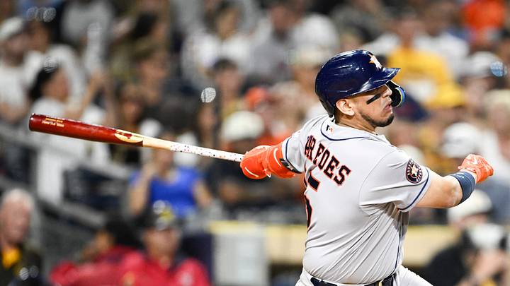 Houston Astros third baseman Isaac Paredes (15). Houston Astros third baseman Isaac Paredes (15).