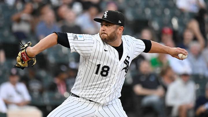 Aug 25, 2026; Chicago, Illinois, USA; Chicago White Sox pitcher Anthony Kay (18) delivers the ball during the first inning against the Texas Rangers at Rate Field. Mandatory Credit: Matt Marton-Imagn Images Aug 25, 2026; Chicago, Illinois, USA; Chicago White Sox pitcher Anthony Kay (18) delivers the ball during the first inning against the Texas Rangers at Rate Field. Mandatory Credit: Matt Marton-Imagn Images