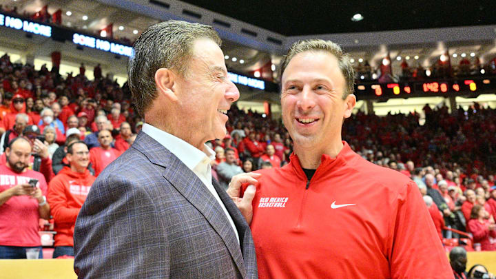 Rick Pitino, Richard Pitino, Iona Gaels, New Mexico Lobos