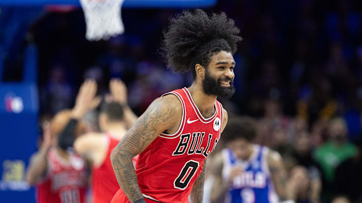Chicago Bulls guard Coby White.
