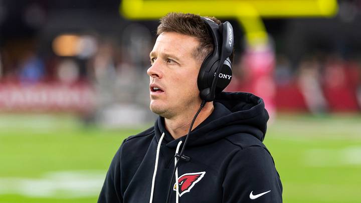 Oct 11, 2026; Glendale, Arizona, USA; Arizona Cardinals head coach Mike LaFleur against the Detroit Lions at State Farm Stadium. Mandatory Credit: Mark J. Rebilas-Imagn Images Oct 11, 2026; Glendale, Arizona, USA; Arizona Cardinals head coach Mike LaFleur against the Detroit Lions at State Farm Stadium. Mandatory Credit: Mark J. Rebilas-Imagn Images