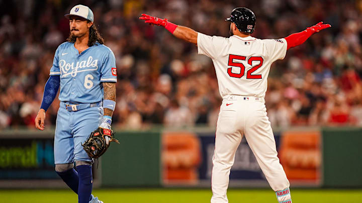 Wilyer Abreu helped the Red Sox to their seventh straight win on Tuesday night.