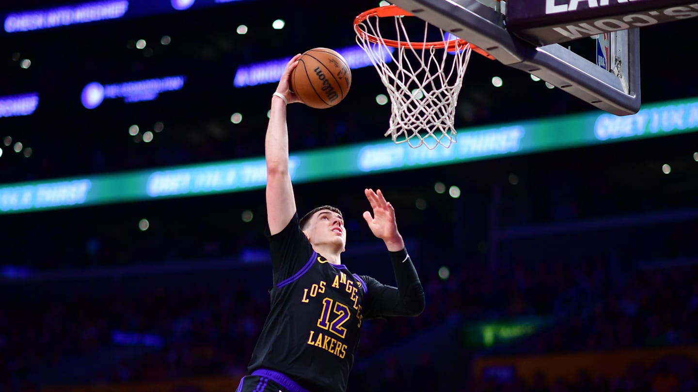 Lakers' Jake LaRavia Suffers Injury Ahead of Game 3 vs. Rockets
