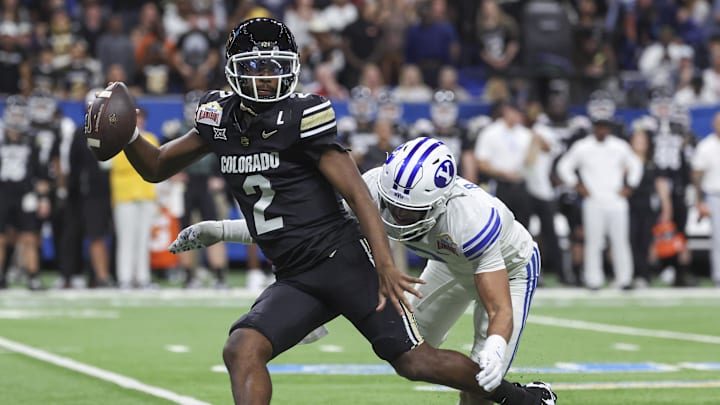 Colorado Buffaloes quarterback Shedeur Sanders 
