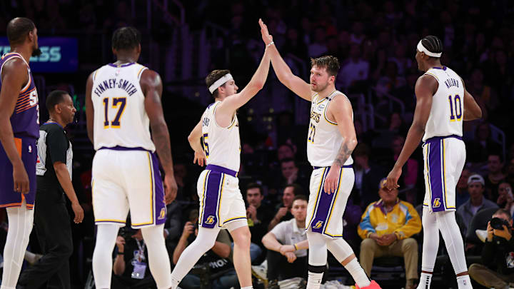 Luka Dončić and Austin Reaves helped turn the page on a difficult week for the Lakers