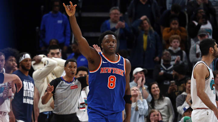 New York Knicks forward OG Anunoby is a solid prop target on Sunday.