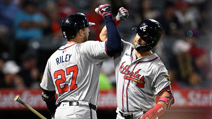 Atlanta Braves v Los Angeles Angels