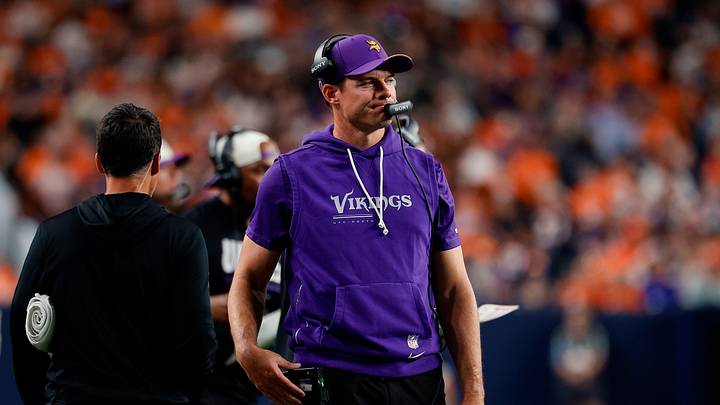 The Minnesota Vikings and head coach Kevin O'Connell are favored in Week 4. The Minnesota Vikings and head coach Kevin O'Connell are favored in Week 4.