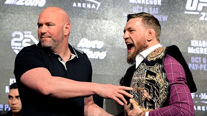 Dana White and Conor McGregor