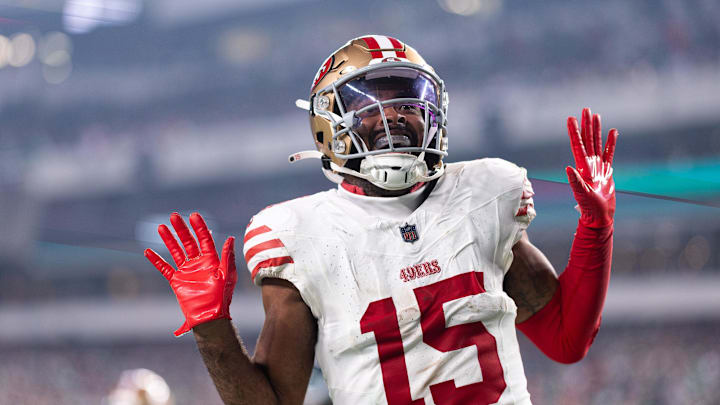 San Francisco 49ers wide receiver Jauan Jennings (15)