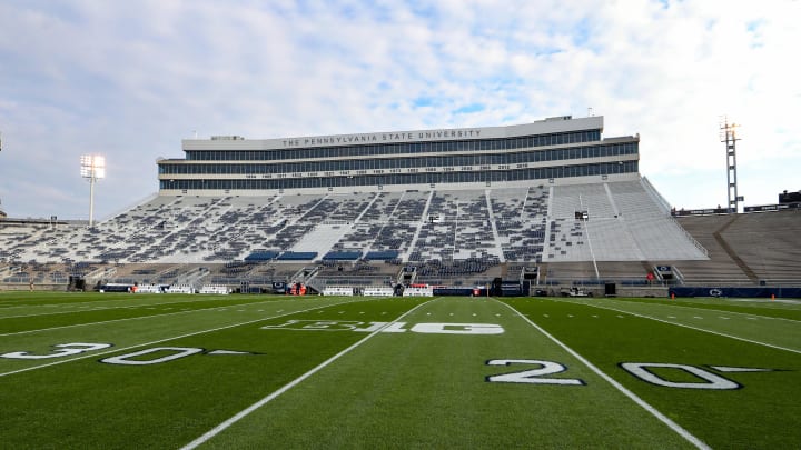 A general view of Beaver Stadium prior to a Penn State Nittany Lions college football game.