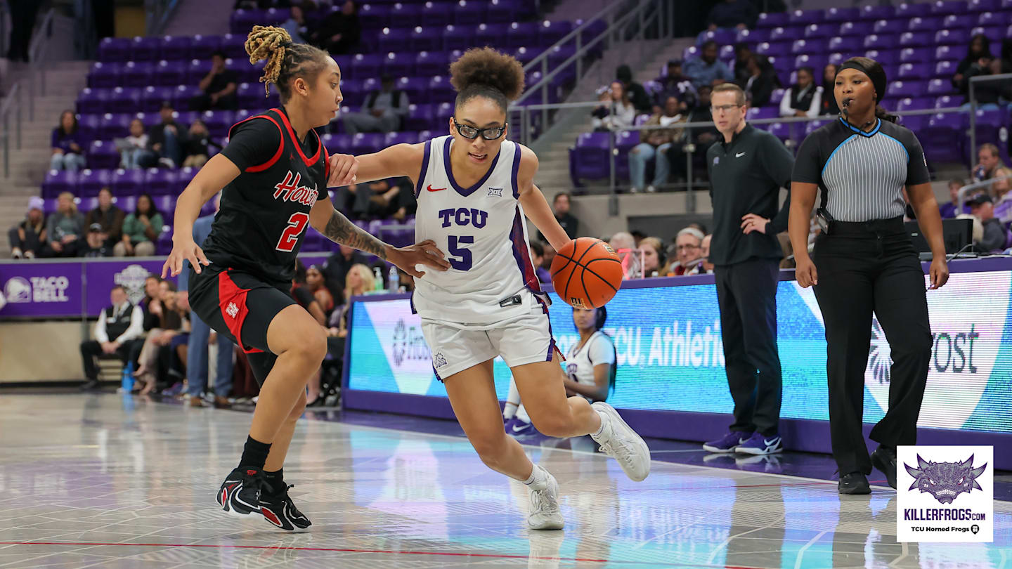 TCU Women's Basketball Downs Houston, 90-45