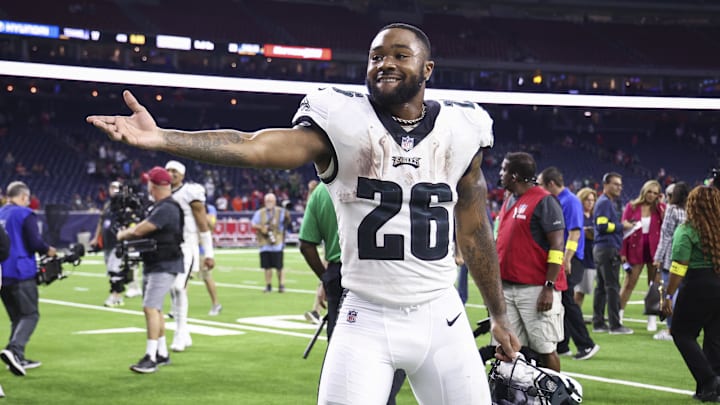 Philadelphia Eagles running back Miles Sanders.