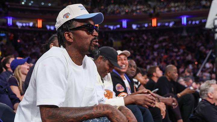 May 10, 2025; New York, New York, USA; Former NBA player J.R. Smith during game three of the second round for the 2025 NBA Playoffs at Madison Square Garden. Mandatory Credit: Wendell Cruz-Imagn Images May 10, 2025; New York, New York, USA; Former NBA player J.R. Smith during game three of the second round for the 2025 NBA Playoffs at Madison Square Garden. Mandatory Credit: Wendell Cruz-Imagn Images