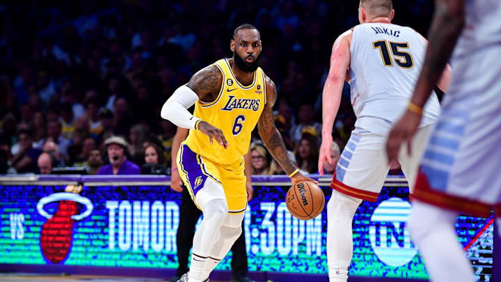 Los Angeles Lakers forward LeBron James.