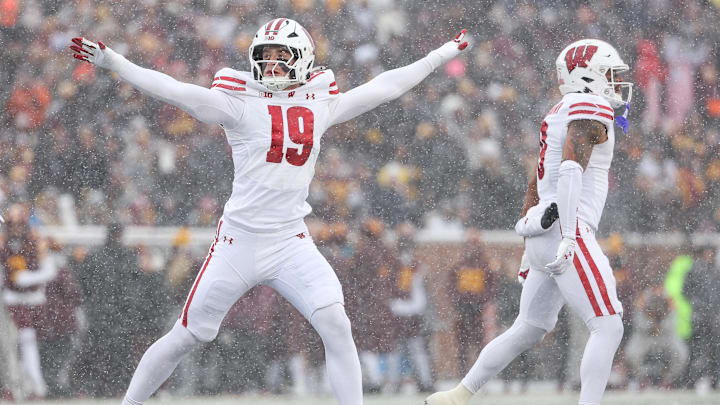 Wisconsin Badgers linebacker Thomas Heiberger.