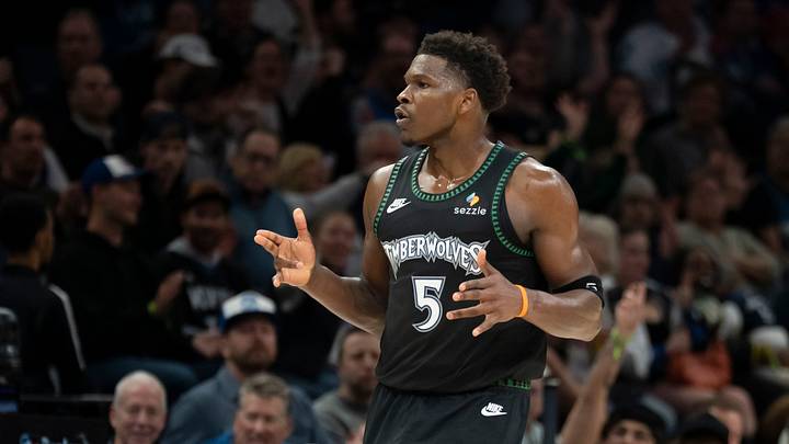  Minnesota Timberwolves guard Anthony Edwards Mandatory Credit: Jesse Johnson-Imagn Images