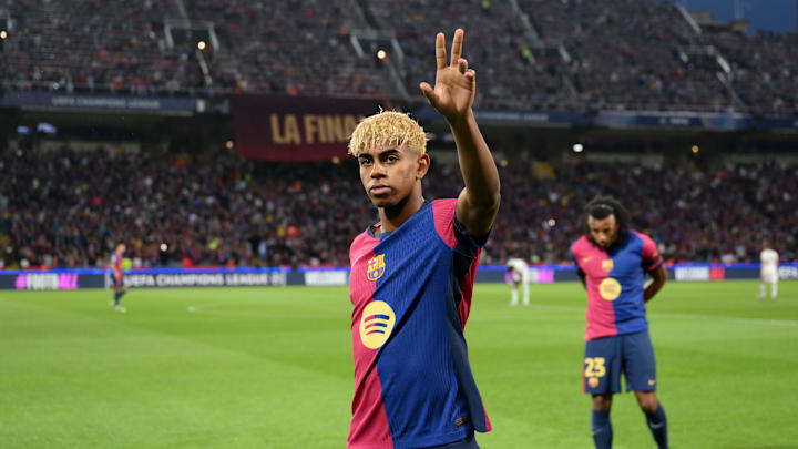 Lamine Yamal, attaquant du FC Barcelone