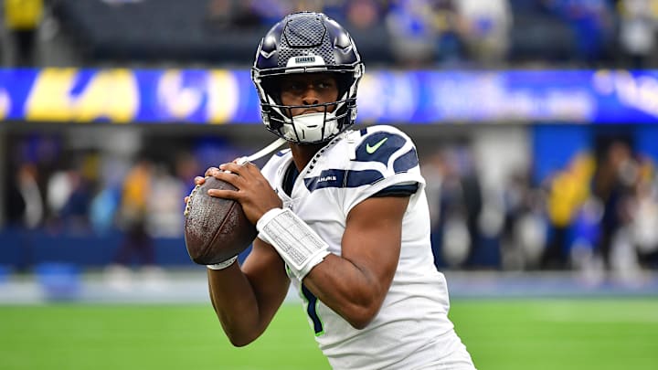 Seattle Seahawks quarterback Geno Smith.