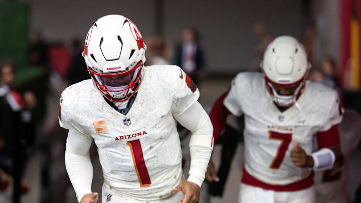 Cardinals quarterback Jacoby Brissett will start in place of Kyler Murray on Sunday.