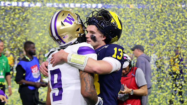 Michael Penix Jr. and JJ. McCarthy both had lackluster performances in the College Football Playoff championship game.
