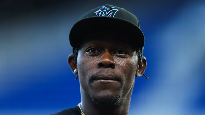 Miami Marlins centerfielder Jazz Chisholm Jr.