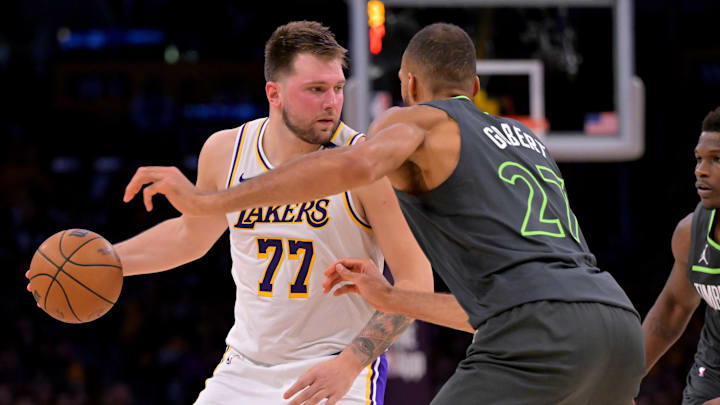 Los Angeles Lakers guard Luka Doncic is a solid prop target on Tuesday.
