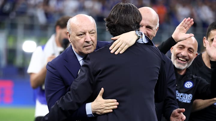 Giuseppe Marotta, Sports CEO of FC Internazionale (L)...