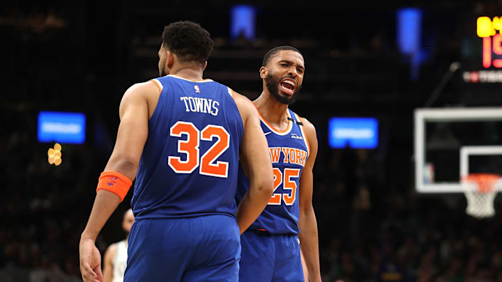 New York Knicks v Boston Celtics - Game One