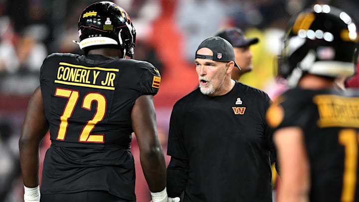 Washington Commanders head coach Dan Quinn
