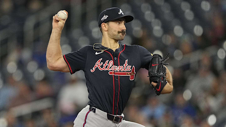 Atlanta Braves starting pitcher Spencer Strider Atlanta Braves starting pitcher Spencer Strider