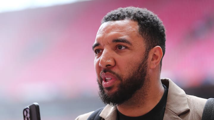 Troy Deeney on punditry duty for the 2024 Championship play-off final