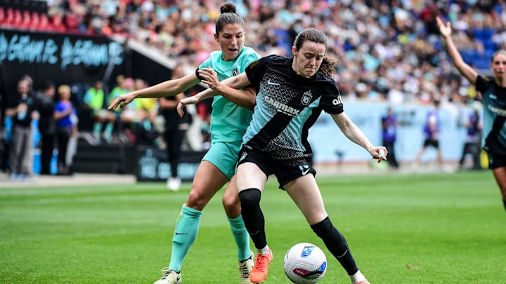 Rose Lavelle returned to action in NJ/NY Gotham FC's game against KC Current. Rose Lavelle returned to action in NJ/NY Gotham FC's game against KC Current.